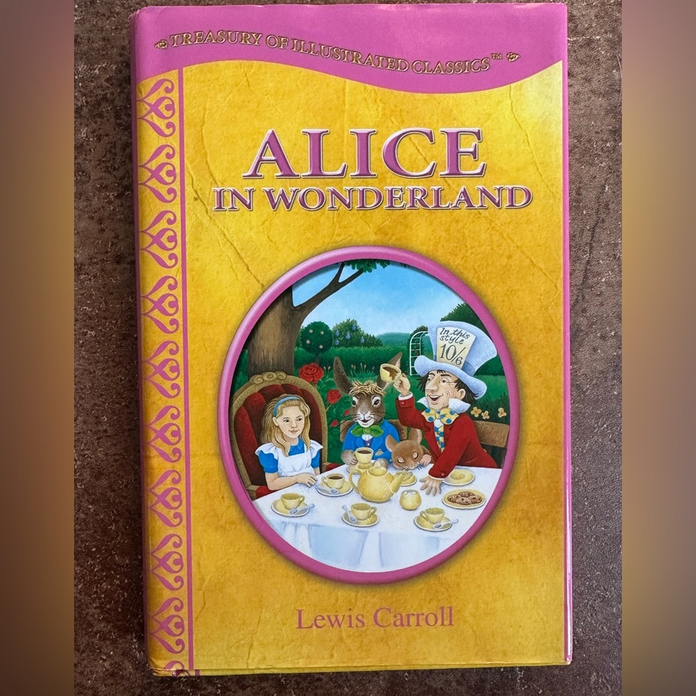 Little Alice in Wonderland hardcover book with dust jacket ill. Michele Nidenoff